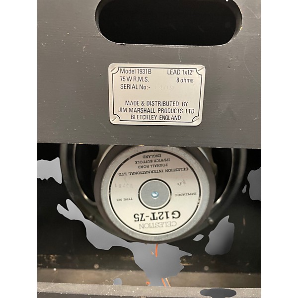 Used Marshall 1931B Lead 112 Guitar Cabinet