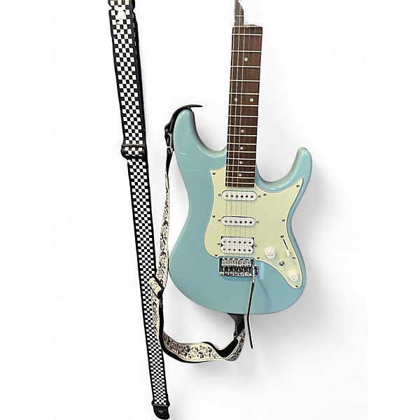 Used Ibanez AZES40 Blue Agave Solid Body Electric Guitar