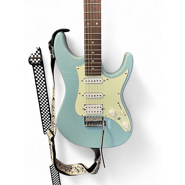 Used Ibanez AZES40 Blue Agave Solid Body Electric Guitar
