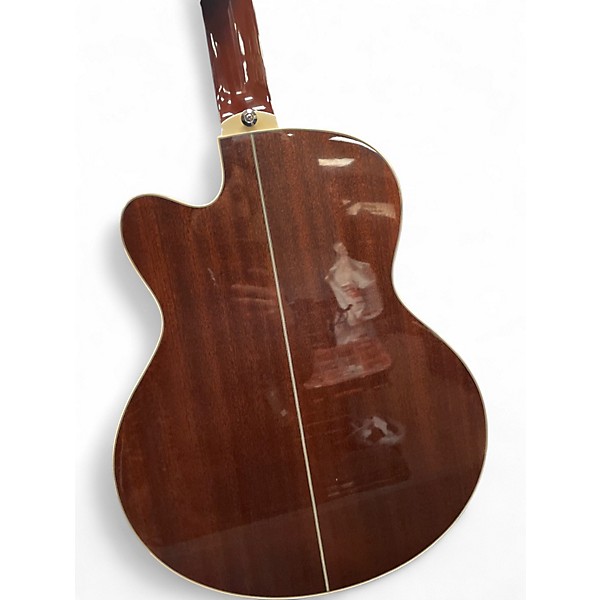 Used Ibanez AEB105E Natural Acoustic Bass Guitar