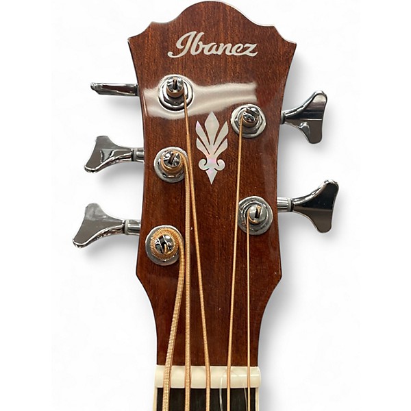Used Ibanez AEB105E Natural Acoustic Bass Guitar