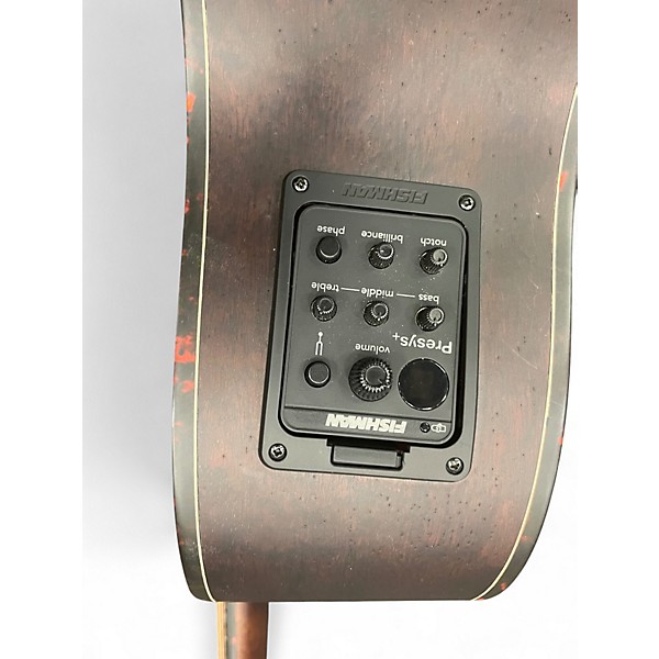 Used Mitchell T413CEBST 2 Tone Sunburst Acoustic Electric Guitar