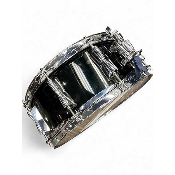 Used Yamaha 14X5.5 Stage Custom Birch Snare Drum Raven Black Drum