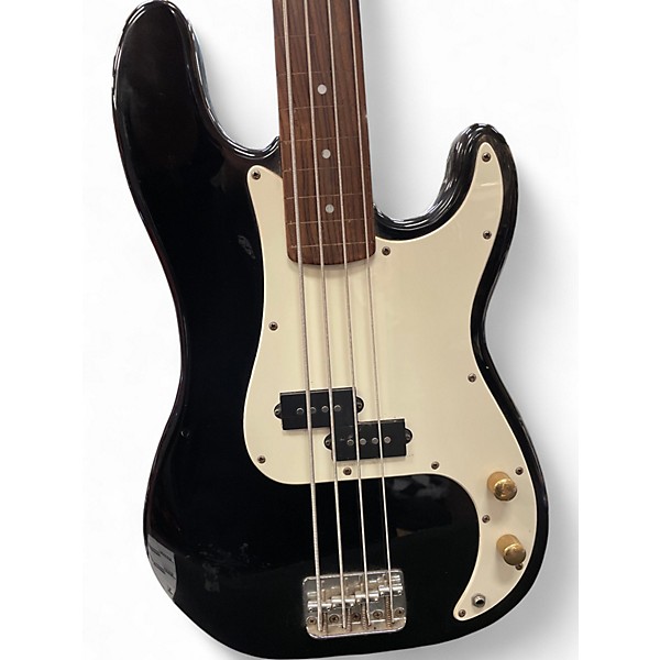 Used Squier P-BASS Black Electric Bass Guitar