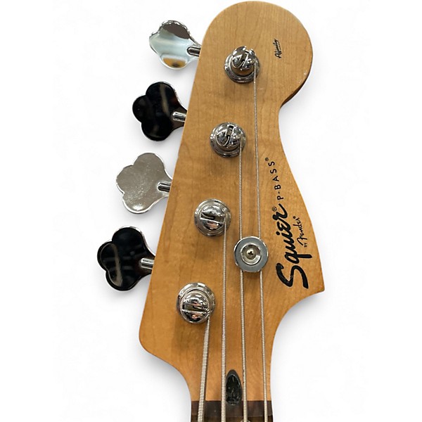 Used Squier P-BASS Black Electric Bass Guitar