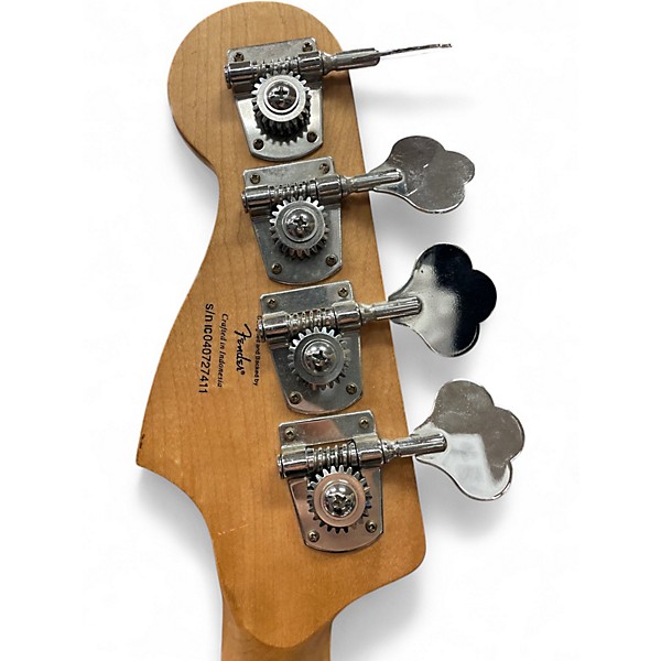 Used Squier P-BASS Black Electric Bass Guitar