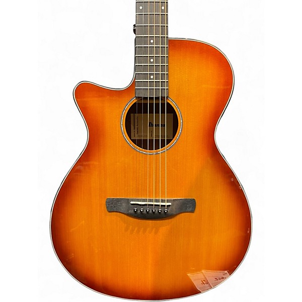 Used Ibanez AEG58L Violin Burst Acoustic Electric Guitar