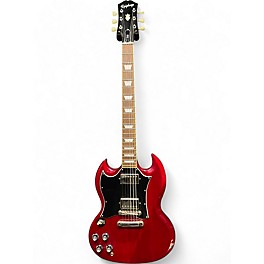 Used Epiphone SG Standard Trans Red Solid Body Electric Guitar