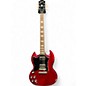Used Epiphone SG Standard Trans Red Solid Body Electric Guitar thumbnail