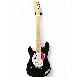 Used Fishbone Hello Kitty Black Solid Body Electric Guitar