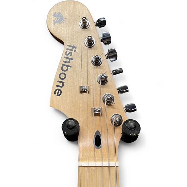 Used Fishbone Hello Kitty Black Solid Body Electric Guitar