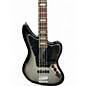 Used Squier TROY SANDERS JAG Silverburst Electric Bass Guitar