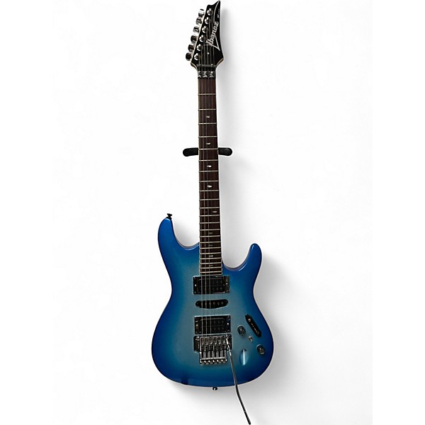 Used Ibanez S470FM Metallic Blue Solid Body Electric Guitar