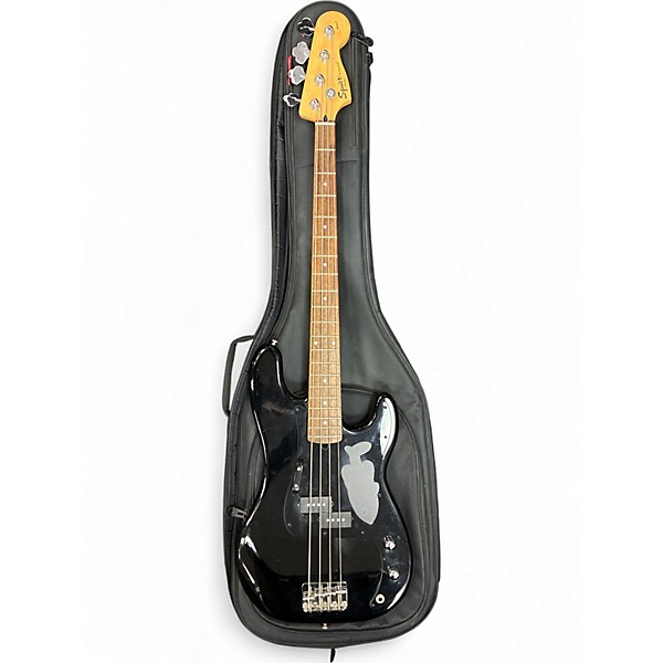 Used Squier Affinity Precision Bass Black Electric Bass Guitar