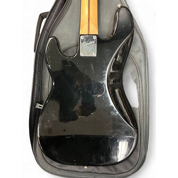 Used Squier Affinity Precision Bass Black Electric Bass Guitar