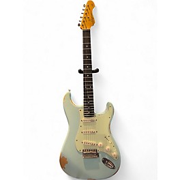 Used Vintage V6 Icon Series Laguna Blue Solid Body Electric Guitar