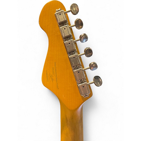 Used Vintage V6 Icon Series Laguna Blue Solid Body Electric Guitar