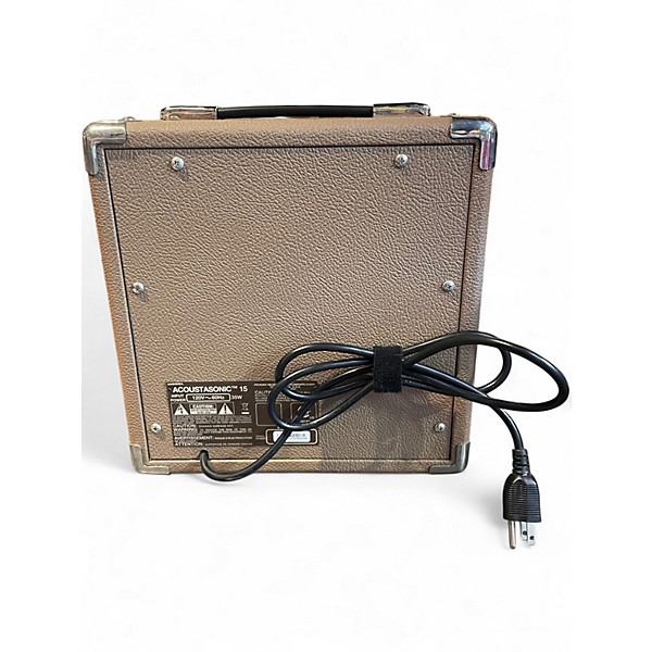 Used Fender Acoustasonic 15 Acoustic Guitar Combo Amp