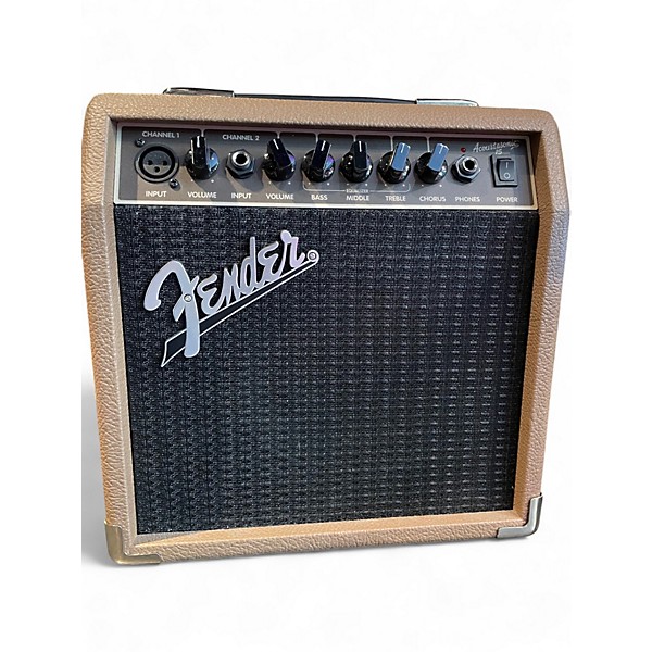 Used Fender Acoustasonic 15 Acoustic Guitar Combo Amp