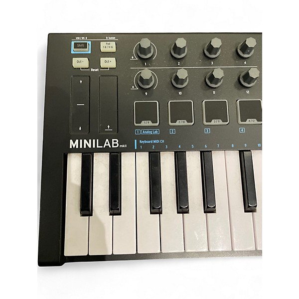 Used Arturia Minilab MKII MIDI Controller