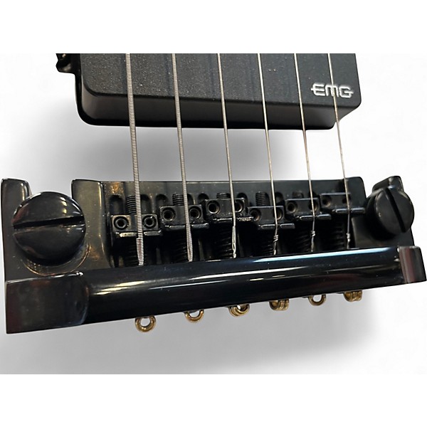 Used B.C. Rich Prophecy Warlock Quad Bridge Matte White Solid Body Electric Guitar