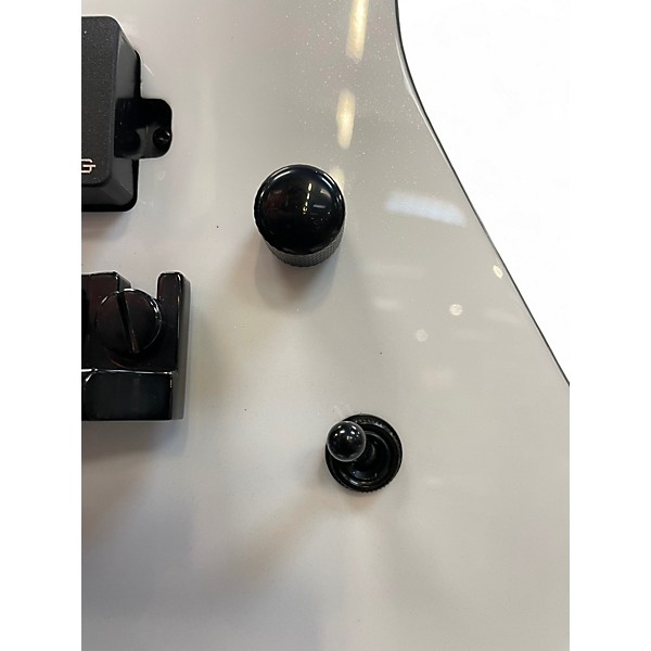 Used B.C. Rich Prophecy Warlock Quad Bridge Matte White Solid Body Electric Guitar