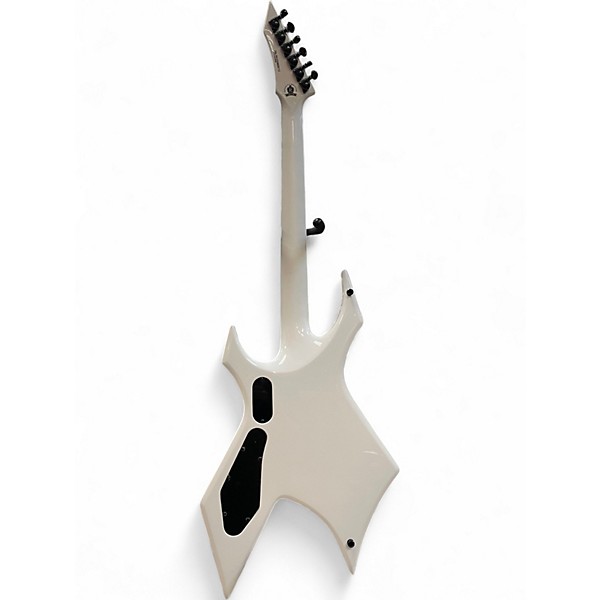 Used B.C. Rich Prophecy Warlock Quad Bridge Matte White Solid Body Electric Guitar