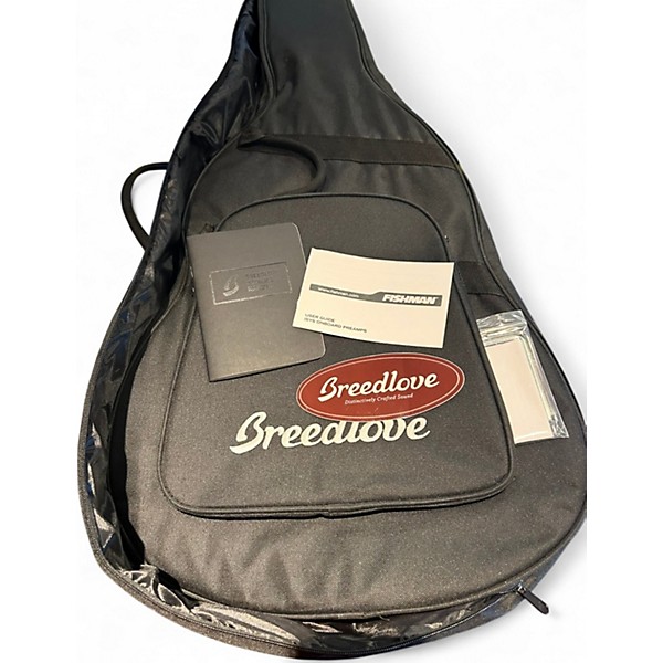 Used Breedlove Pursuit Concert Natural Acoustic Electric Guitar