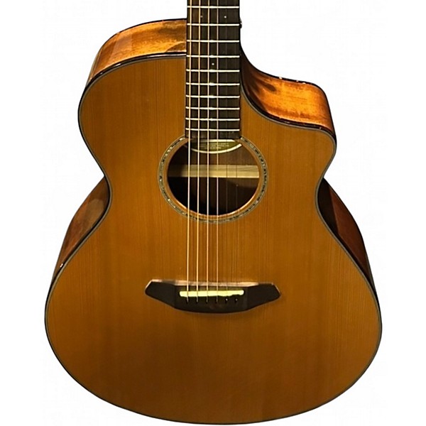 Used Breedlove Pursuit Concert Natural Acoustic Electric Guitar