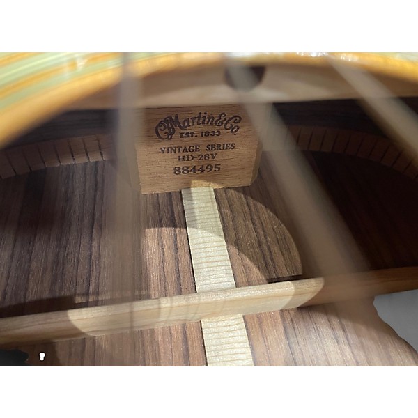 Used Martin HD28V Natural Acoustic Guitar