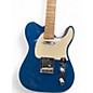 Used 2000s G&L ASAT Classic USA Trans Blue Solid Body Electric Guitar