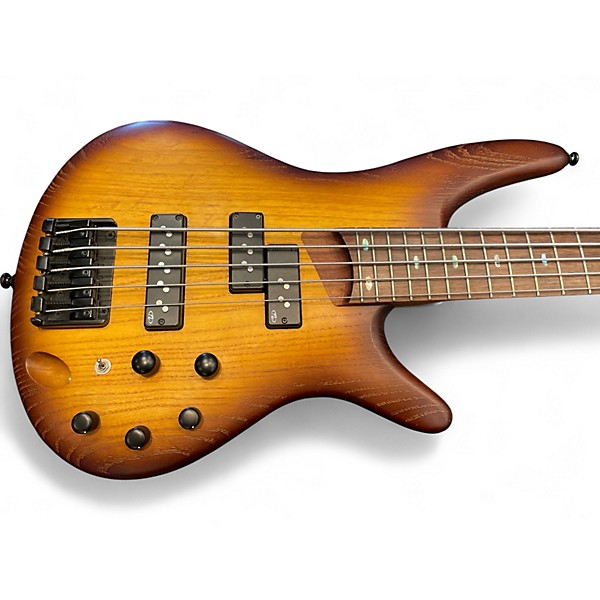 Used Soundgear SR655 Worn Brown Electric Bass Guitar