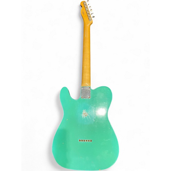 Used Fender 1963 Relic Telecaster Custom Surf Green Solid Body Electric Guitar
