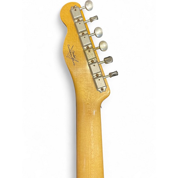 Used Fender 1963 Relic Telecaster Custom Surf Green Solid Body Electric Guitar