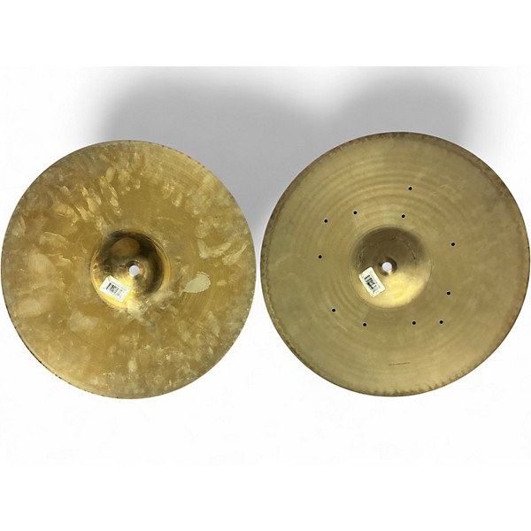 Used Zildjian 14in A Custom Hi Hat Pair Cymbal