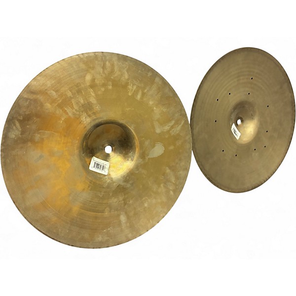 Used Zildjian 14in A Custom Hi Hat Pair Cymbal