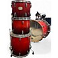 Used Pearl 4 Piece Export ELX Red Drum Kit