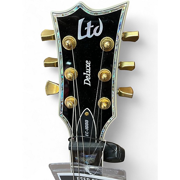 Used ESP LTD EC1000 Black Solid Body Electric Guitar