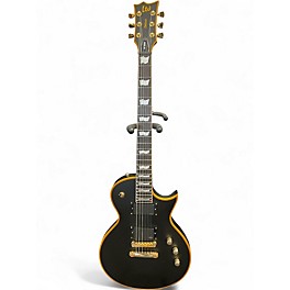 Used ESP LTD EC1000 BLACK AND ORANGE Solid Body Electric Guitar