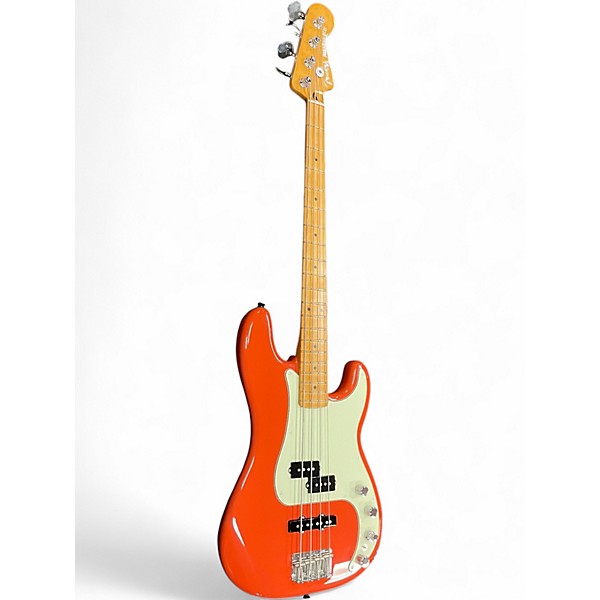 Used Fender Player Plus Active Precision Bass Terracotta Electric Bass Guitar
