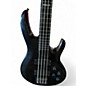 Used ESP LTD B104 Fretless Black Electric Bass Guitar