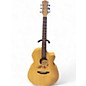Used Luna bamboo Natural Acoustic Electric Guitar thumbnail