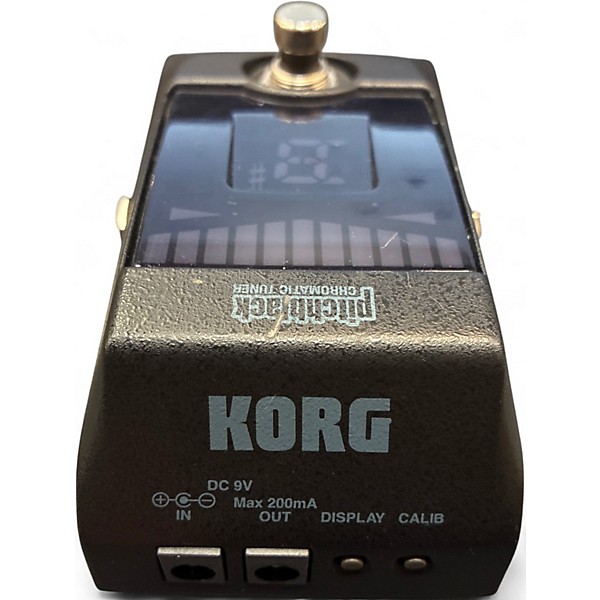 Used KORG PB01 Pitchblack Chromatic Tuner Pedal