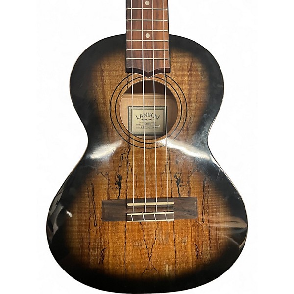 Used Lanikai SMBB SPALTED MAPLE TENOR BLACK BURST Ukulele