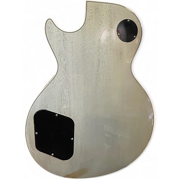 Used 2017 Gibson Les Paul Custom 57 Custom Shop  TV Silver Solid Body Electric Guitar