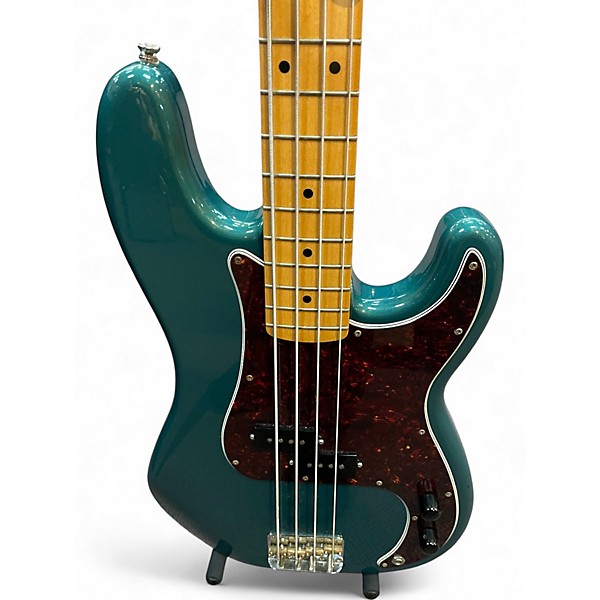 Used Fender Player Precision Bass Green Electric Bass Guitar