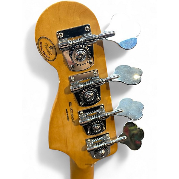 Used Fender Player Precision Bass Green Electric Bass Guitar