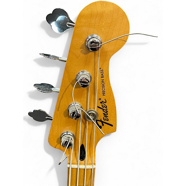 Used Fender Player Precision Bass Green Electric Bass Guitar