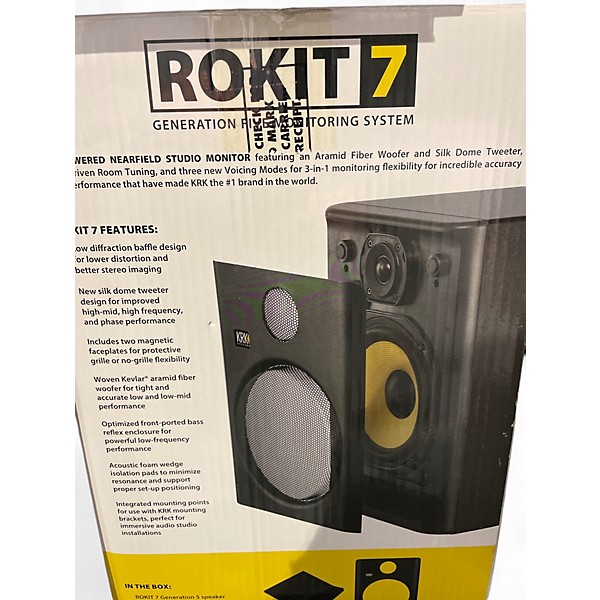 Used KRK RP7 ROKIT G5 PAIR Powered Monitor