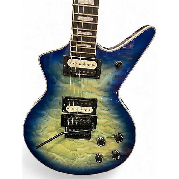 Used Dean Cadillac Select Ocean Blue Burst Solid Body Electric Guitar